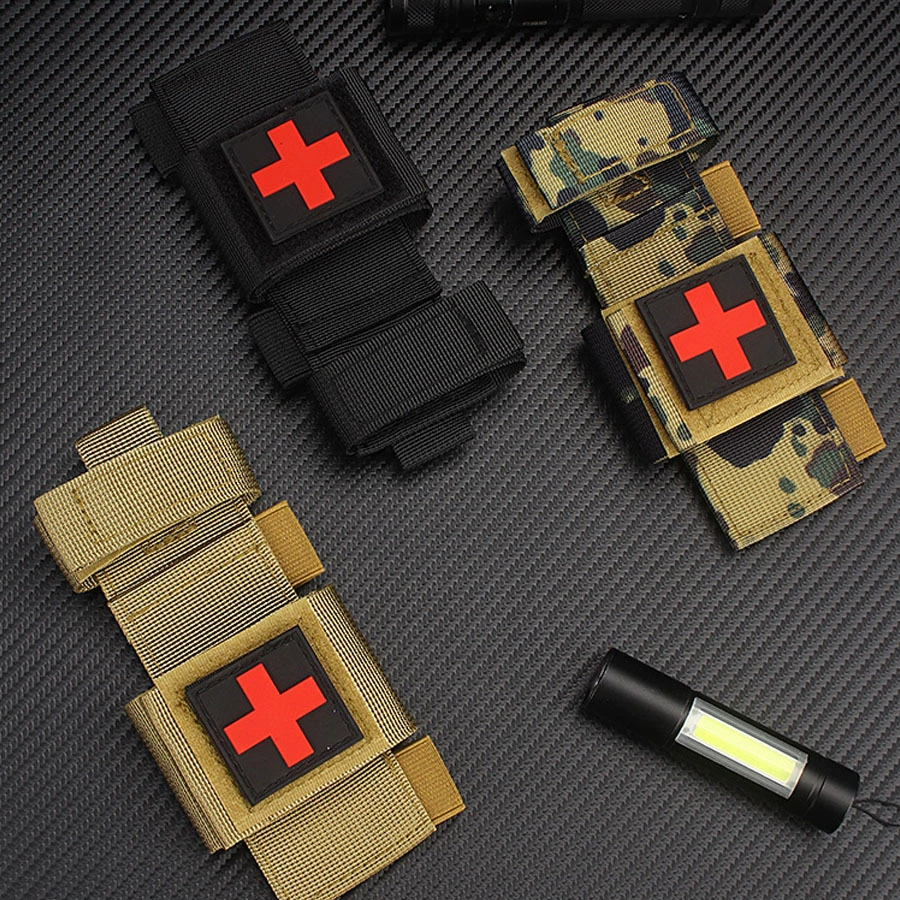 Тактическая поясная сумка MOLLE из нейлона для хранения жгута-турникета и ножниц, специальная модель для активного отдыха, альпинизма и велоспорта