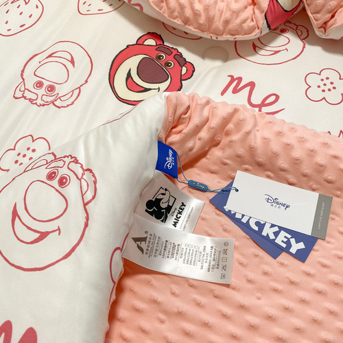 miki soy bean quilt type A knitted cotton 3D bean velvet quilt children's winter quilt nap quilt cartoon quilt can be customized to thicken