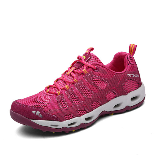 6127 men's and women's river tracing shoes, hollow breathable mesh shoes, summer outdoor shoes, lightweight non-slip hiking cross-country sports shoes