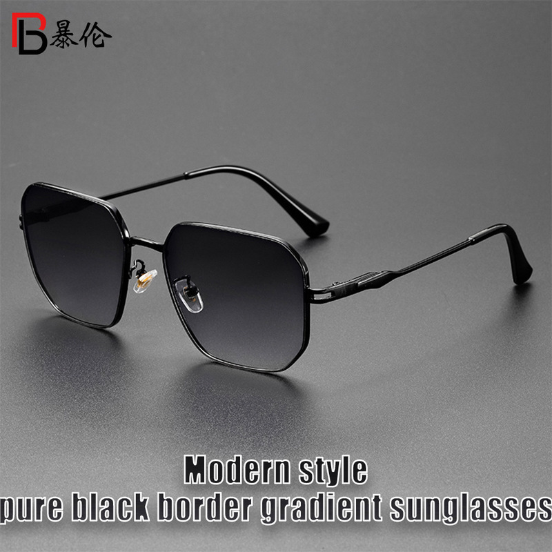 New Fashionable and Versatile Metal Sunglasses, Trendyy Appearance Design, Suitable for a Variety of Styles of Sunglasses C67039