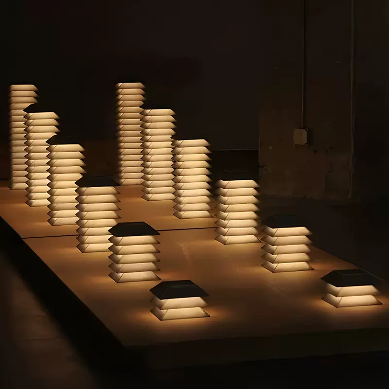 古风美式复古风卧室吊灯法式中古高级感实木设计师款艺术魔豆灯A