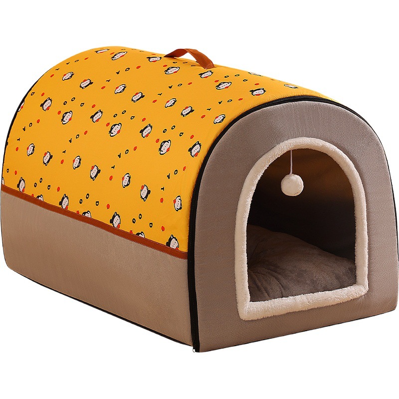 Popular Pet House Nido invierno cálido semicerrado gato nido Casa de perro suministros para mascotas nido de perro transfronterizo al por mayor