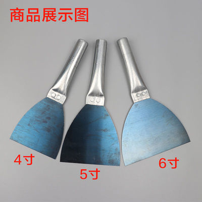 Iron handle non-slip Putty knife thickening Scraper Blade Trowel Putty knife Clean the knife Plastic handle Painter