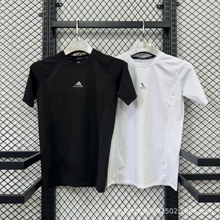 Summer New Sports Quick-Drying Fitness Basketball Sports T-Shirt Breathable Sweat-Wicking Training Running Loose Top for Men
