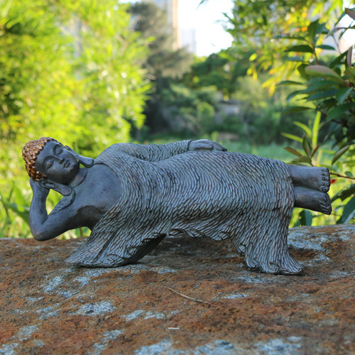 Buddha statue crafts ornaments Buddha head Buddha head crafts Zen Buddha statue ornaments courtyard garden landscaping Buddha statue ornaments