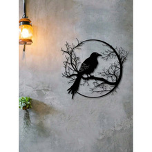 N 41899 Butterfly Rose Iron Wall Decor ����õ���Fˇ�����b�