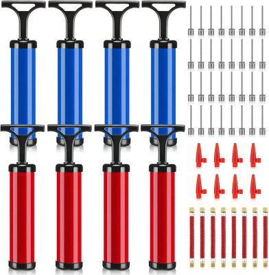 8个套装打气筒便携式迷你手动打气筒球类篮球足球充气筒|ms