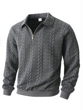 H 36760 Youthful Jacquard Zip-Up Sweatshirt ˧���Ứ����