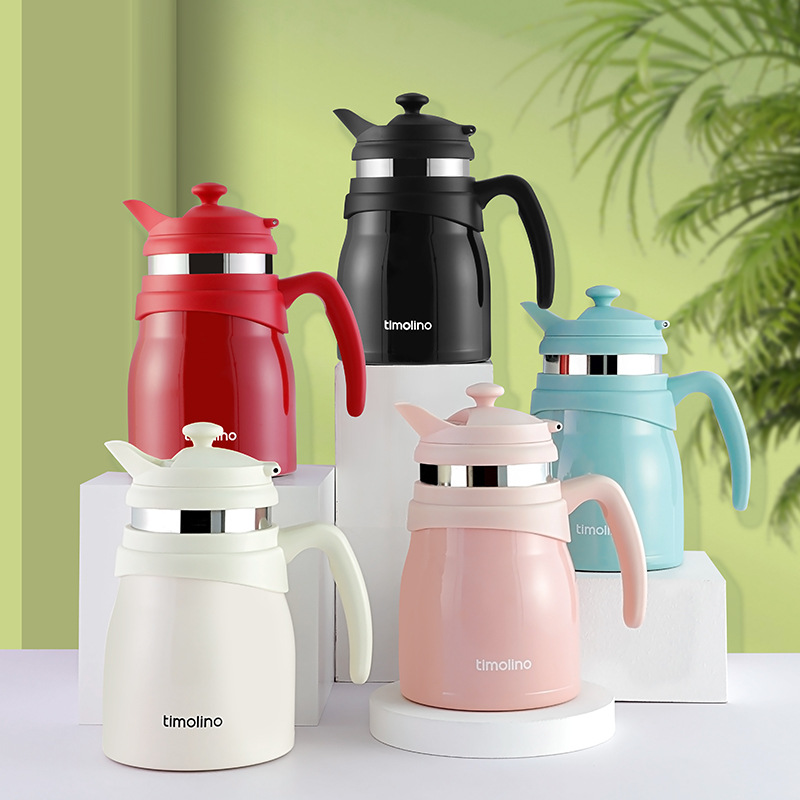 美国Timolino帝诺Grand Edition系列优雅保温壶800ml不锈钢闷茶壶|ms