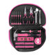 Ximeng 63-piece set for ladies pink tool combination suit wrench screwdriver household maintenance combination tool