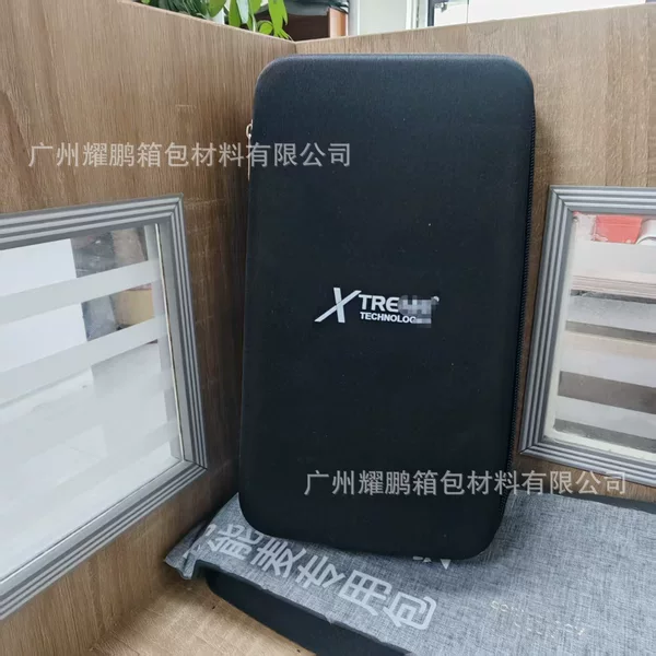 EVA case, dual microphone storage bag, outdoor shockproof and waterproof protective case, electronic and digital device packaging and storage case, speaker bag