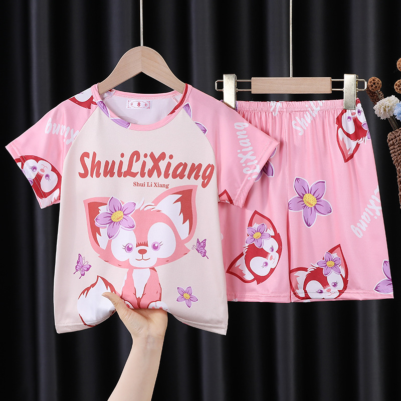 Celana pendek set Pink Fox SLX / Tinggi rekomendasi 8 yard 95-110cm