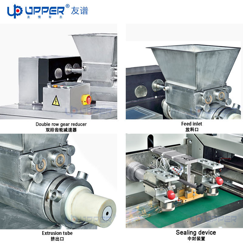 Colorful clay automatic extrusion cutting and packaging machine…