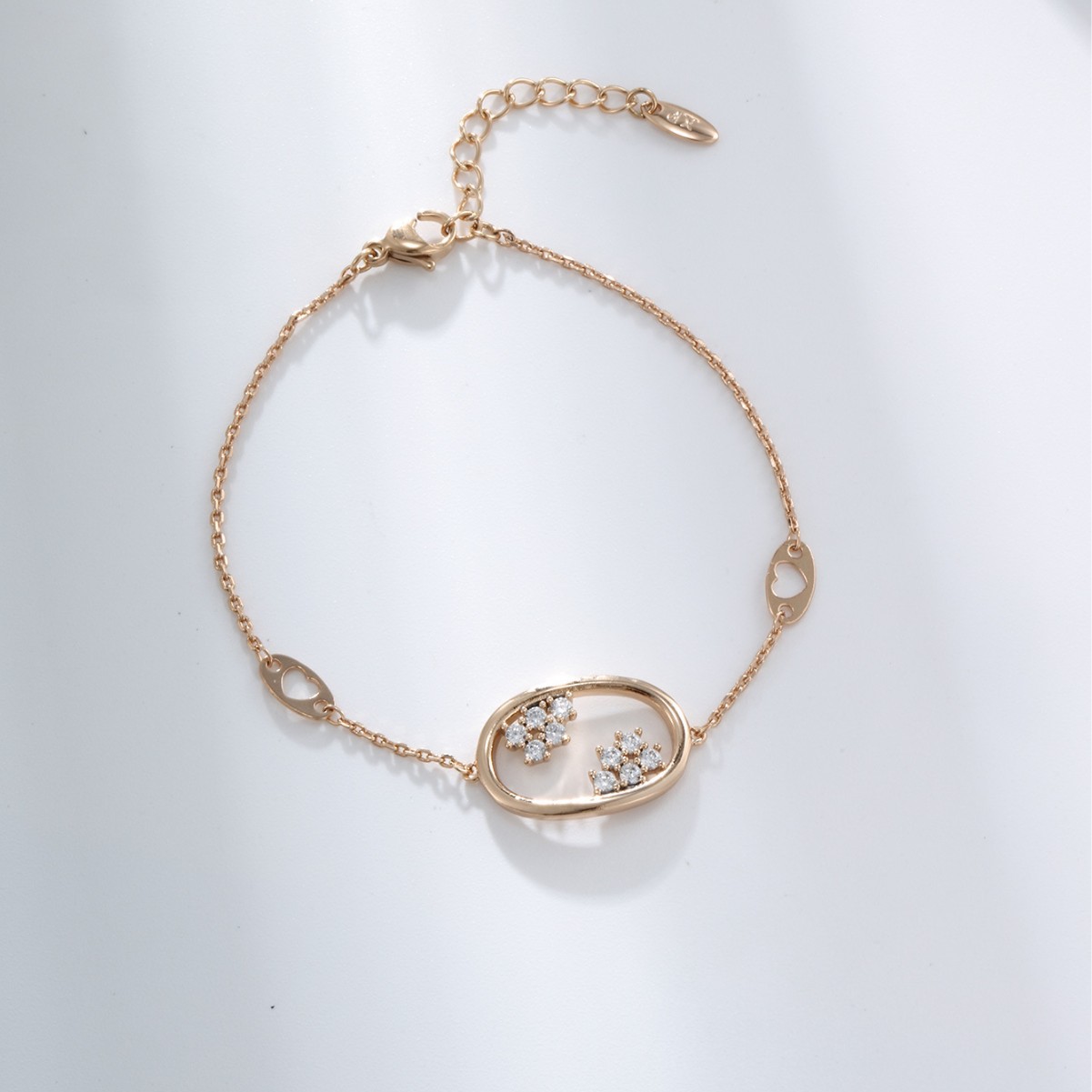 Xusing joyería simple geométrica oval pulsera de moda al por mayor joyería europea y americana personalidad nicho temperamento pulsera para mujeres