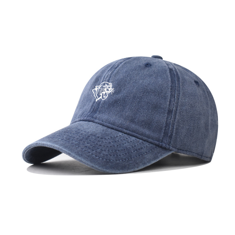 Algodón transfronterizo lavado con agua para hacer viejos sombreros de béisbol de caza para hombres y mujeres personalidad al aire libre sombreros de boca de pato de dibujos animados