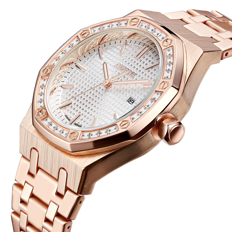 Swiss Brand Aimana's Popular Foreign Trade Calendar Watch with Diamonds, Quartz Movement, High Value for Money, Smart, Classic, New Model Swiss Brand Aimana's Popular Foreign Trade Calendar Watch with Diamonds, Quartz Movement, High Value for Money, Smart, Classic, New Model