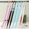 Factory wholesale long handle transparent umbrella creative automatic rod transparent umbrella children's gift advertising umbrella logo