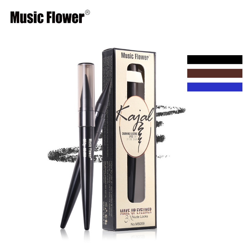 Music Flower 防水眼线膏彩色不晕染眼线胶笔跨境专供虾皮热卖款