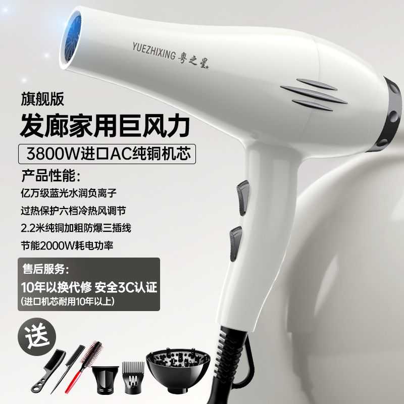 メーカー卸売ドライヤーハイパワーブルーライトマイナスイオンドライヤー家庭用ヘアサロン速乾冷熱風ドライヤー|undefined