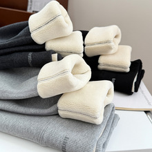 咘米儿新款一体加厚螺纹奥粒绒儿童打底裤外穿学生纯棉高腰女童潮