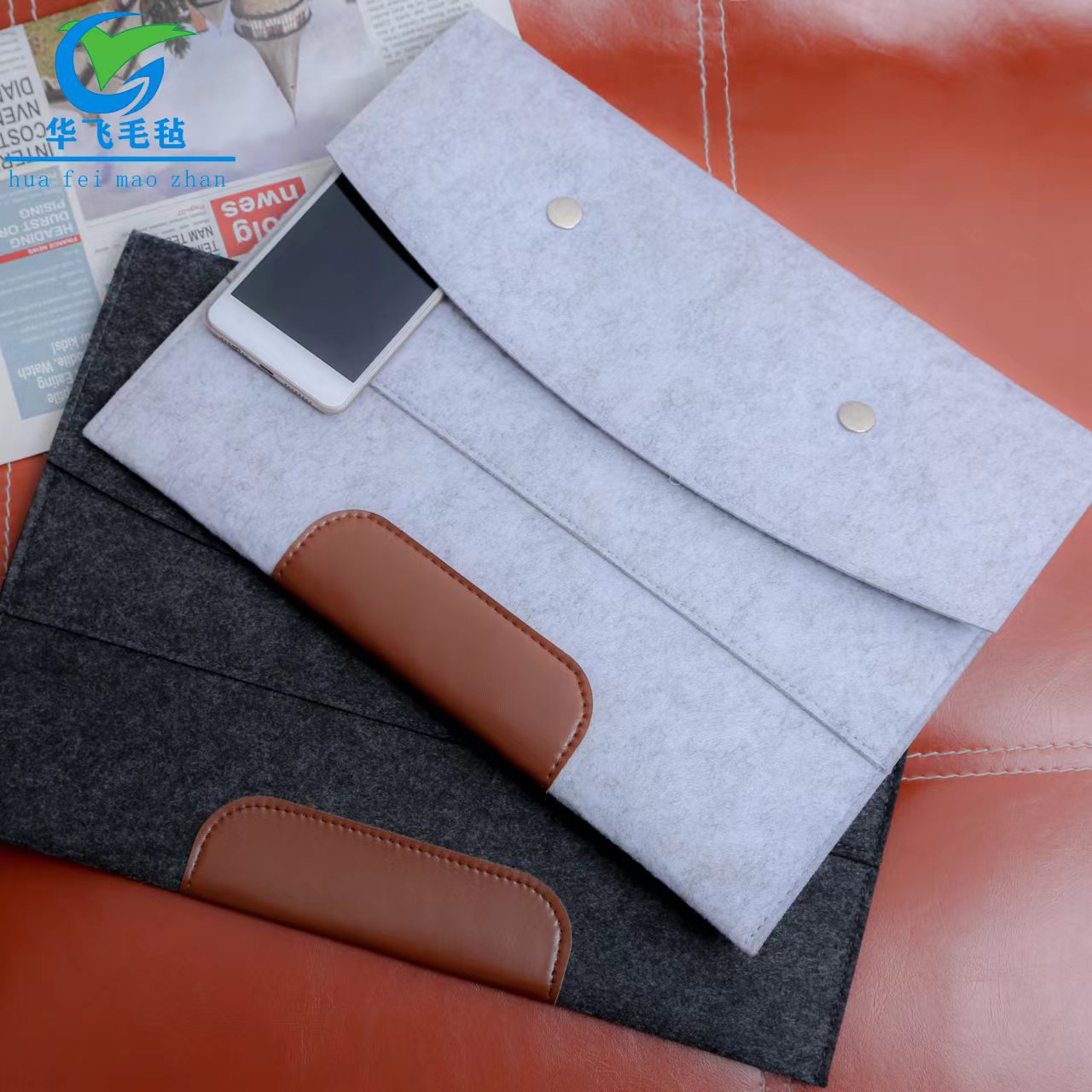 毛毡电脑包毛毡包平板电脑包厂家加工供应毛毡包印lg现货量大优惠