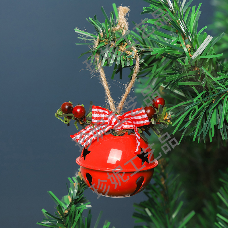 クリスマスベルペンダント金属ホーンベルクリエイティブクリスマスツリー装飾ペンダント休日ホームアクセサリーアクセサリー|undefined