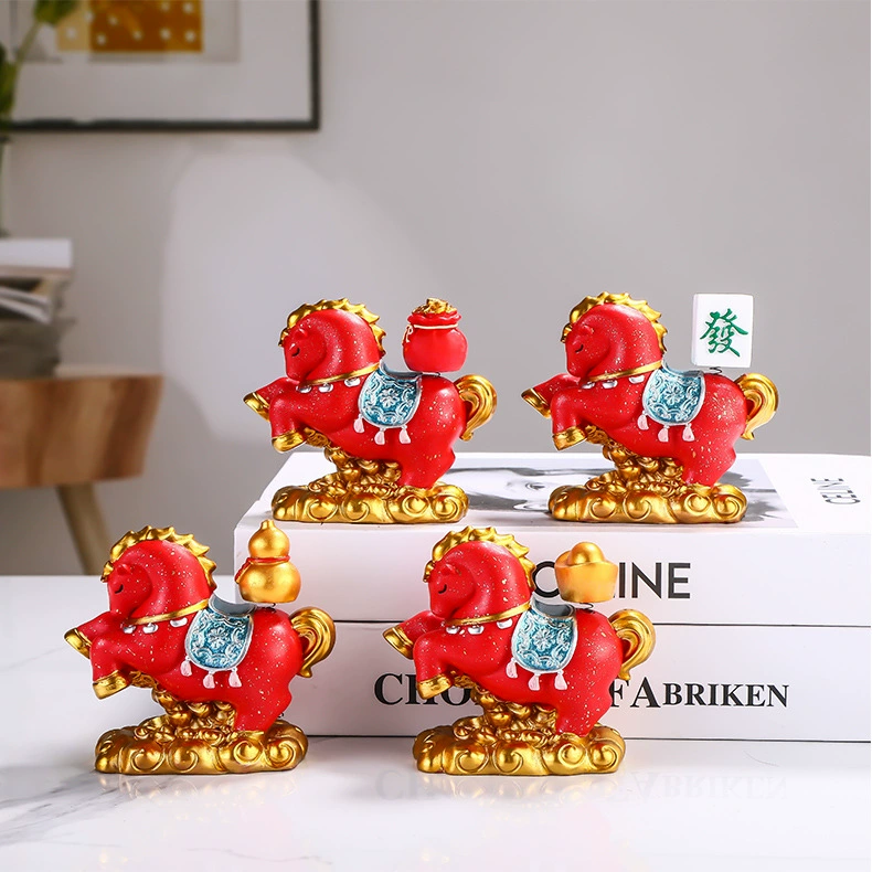 Cute mascot, table pony, Birthday gift, year mascot