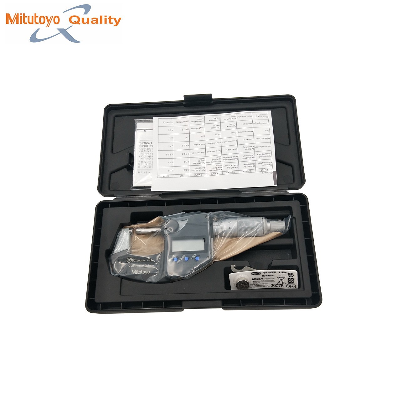 日本正品Mitutoyo三丰293系列293-230-30 293-242防冷却液 千分尺