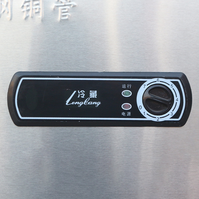 Congelador plano Mesa refrigerada congelador caja de preservación placa cocina congelador refrigerador comercial consola de acero inoxidable