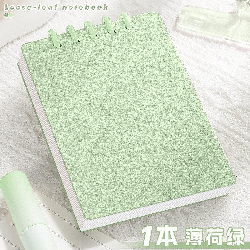 A7 portátil estudiante mini cuaderno portátil de alto valor de la cara cuaderno de mano de palabras de vuelta cuaderno de bolsillo