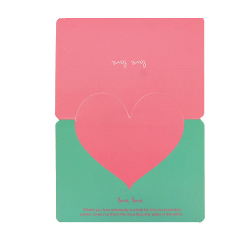 Creative Universal Love Greeting Cards Valentine's Day Blessings Small Cards Birthday Greeting Cards Small Gift Cards Postcards Wholesale