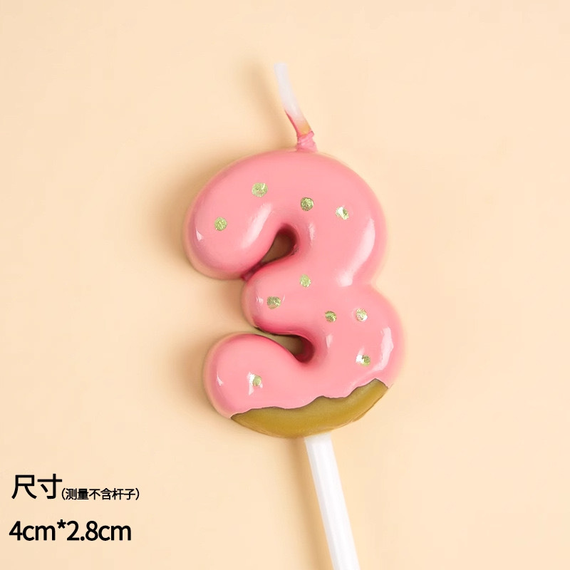 Mayorista retro dibujos animados de chocolate de dos colores molde de galletas de ducha 0 - 9 velas digitales tarta de cumpleaños