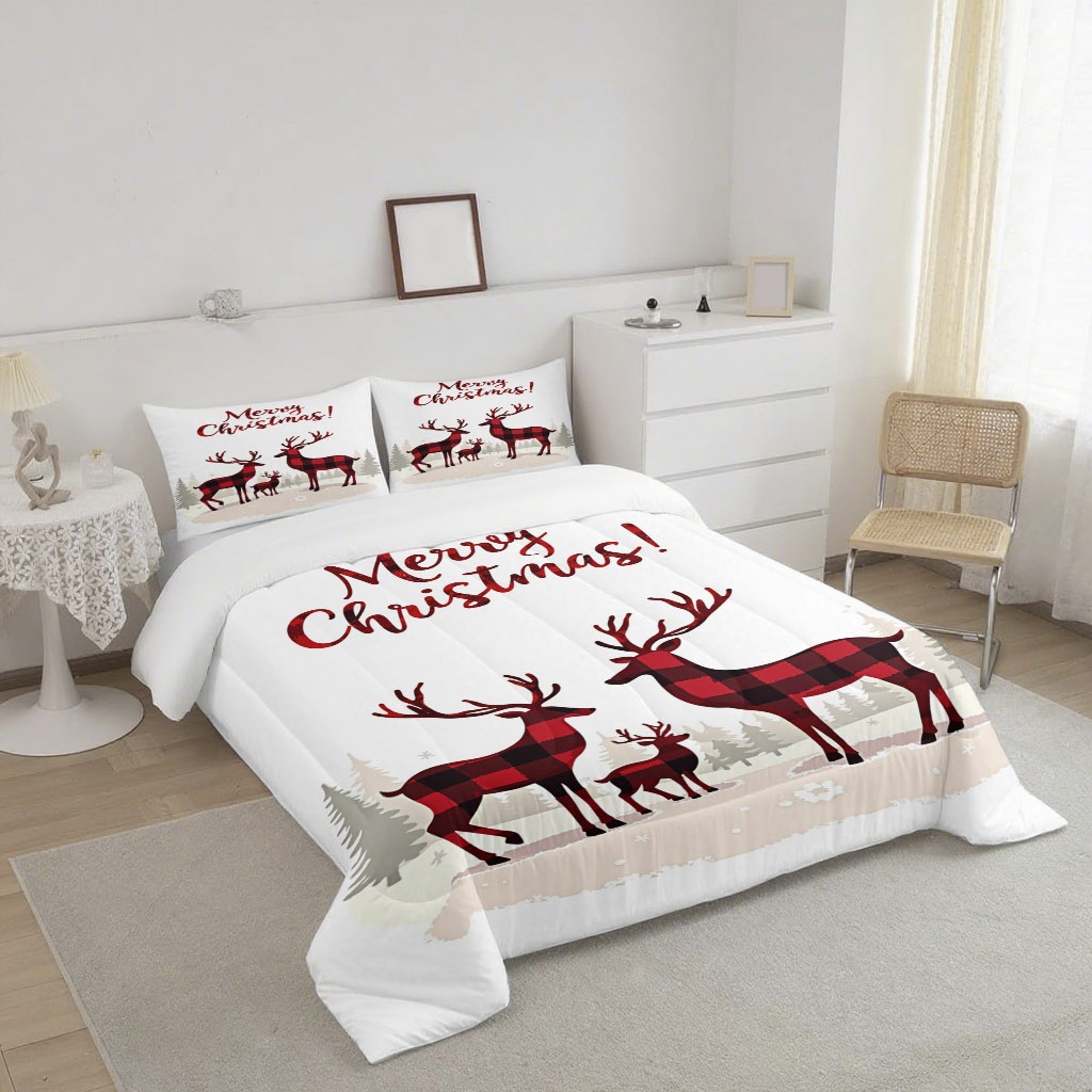 TEMU / JIT nuevo producto de impresión digital 3D de Navidad 180gms fuente de fabricantes de edredones