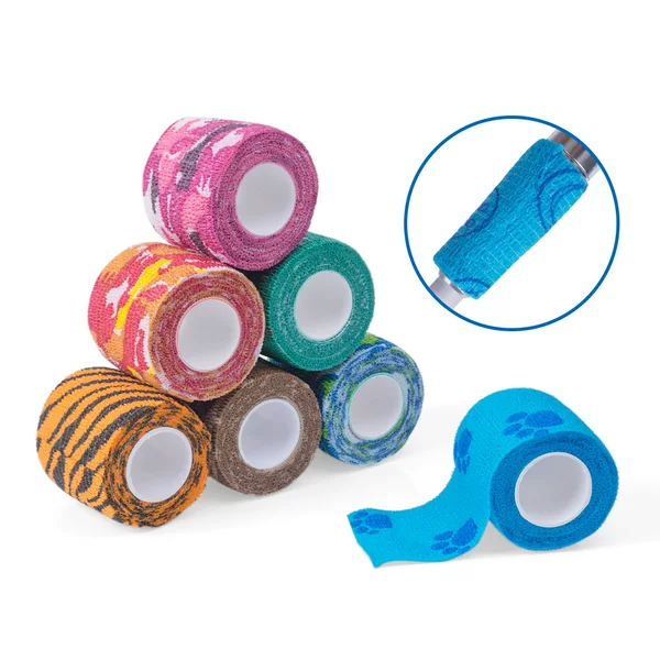 5*4.5cm tattoo handle disposable self-adhesive elastic bandage shockproof non-slip handle tattoo self-adhesive tape