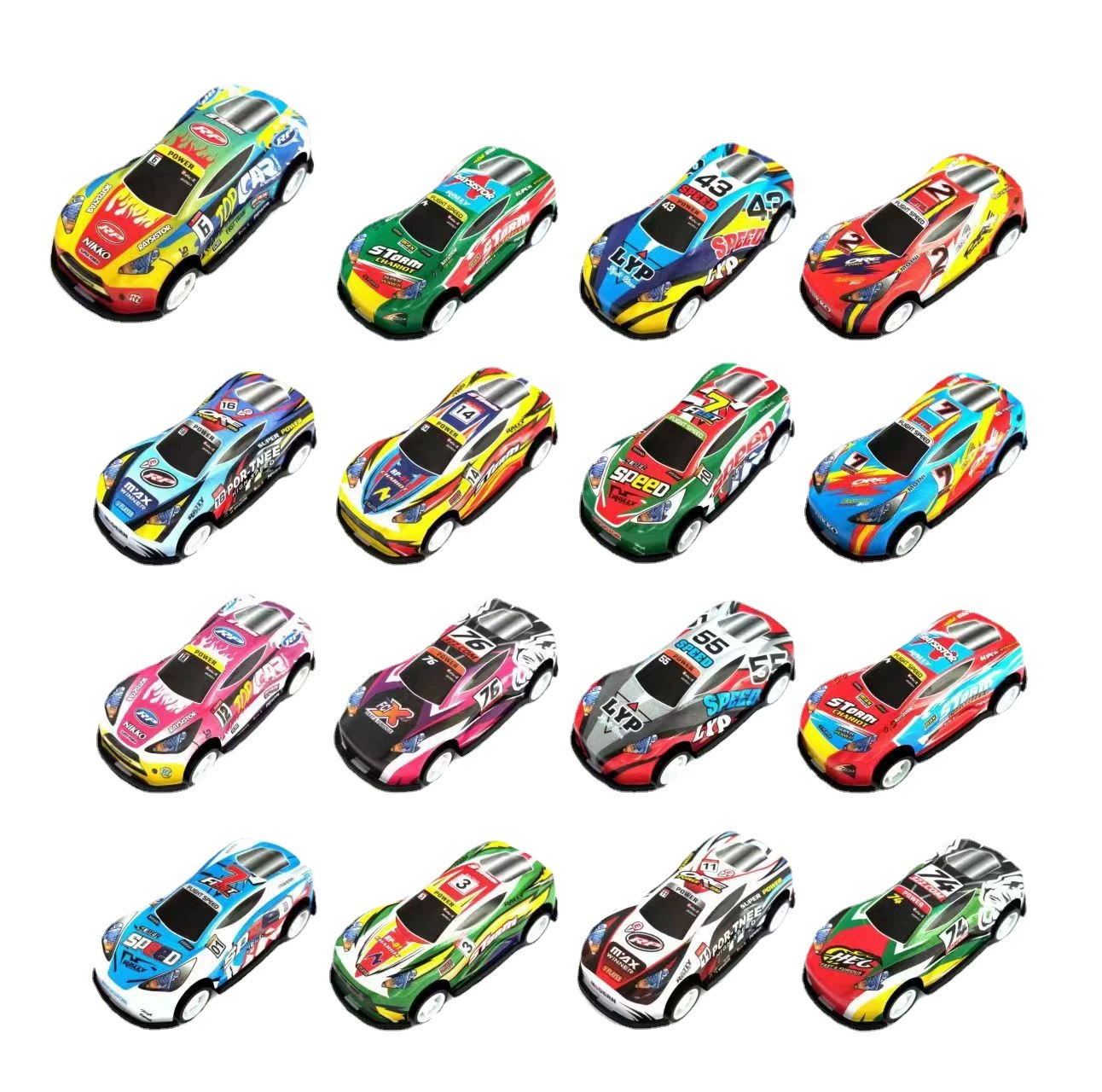 Warrior, small metal toy car, racing car, wholesale