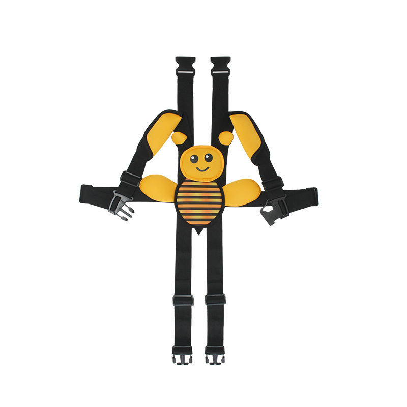 Triciclo eléctrico, asiento trasero, cinturón de seguridad para niños, cinturón de seguridad anti-caída de gemelos, cinturón de correa de fijación de coche de batería, bebé