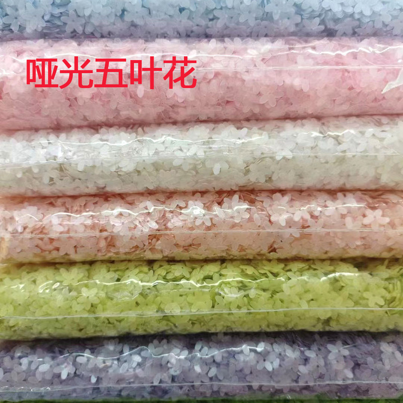 Matte Series Cherry Four-Petal Plum Sunflower Five-Petal Flower Cherry Blossom Petals DIY Slime Filling Material Matte Series Cherry Four-Petal Plum Sunflower Five-Petal Flower Cherry Blossom Petals DIY Slime Filling Material