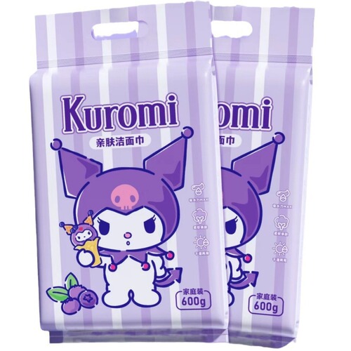 Sanrio official authorized Coromi disposable facial tissue with pearl pattern, family pack, hanging type soft tissue