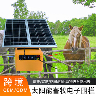 Solar-Powered Electronic Fence Pulse Host for Livestock, Electric Fence for Farms and Pastures, Cattle, Sheep, Pigs, Cross-Border Export