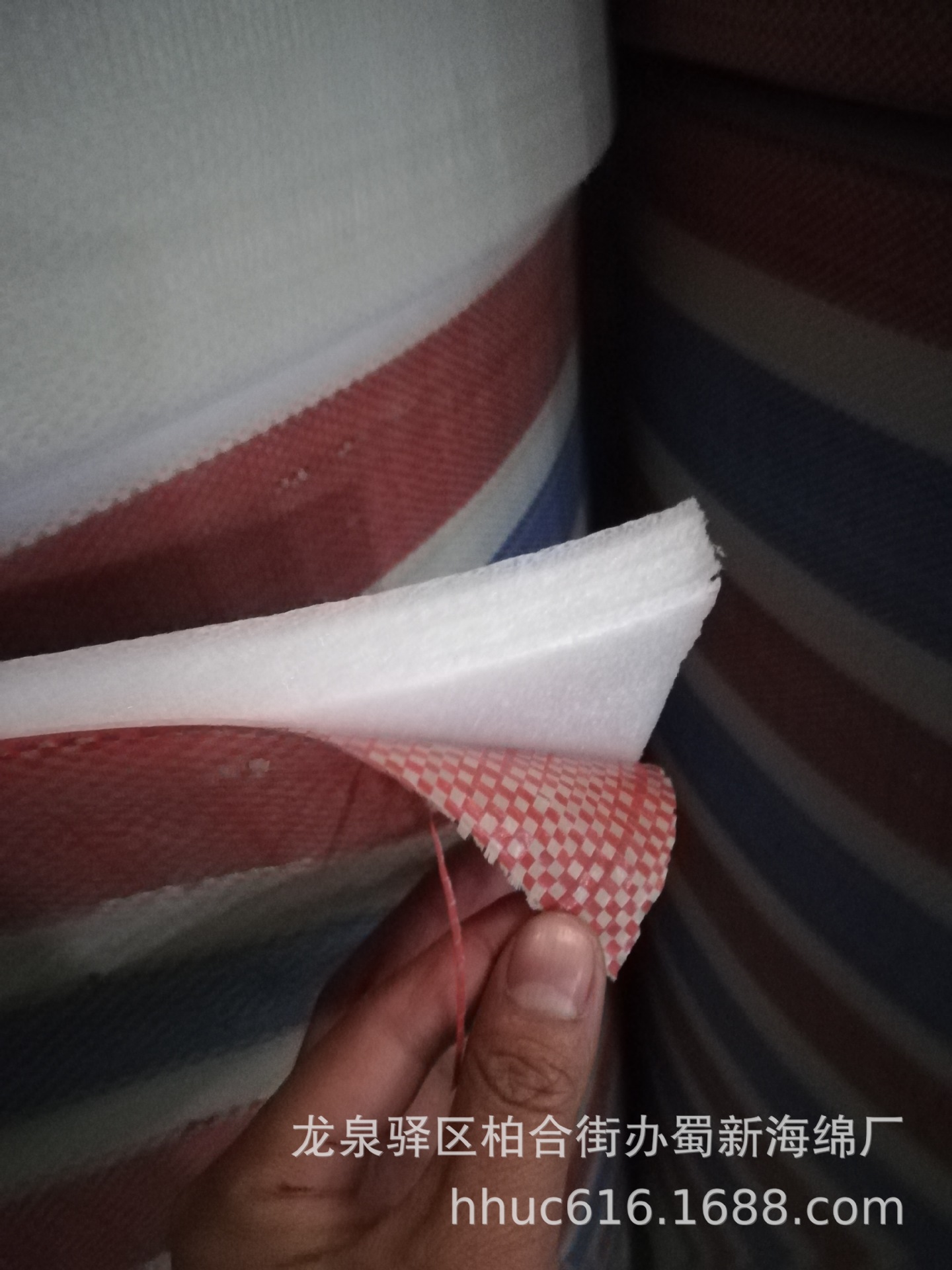 厂家定制1-3cm复彩条布珍珠绵保温材料