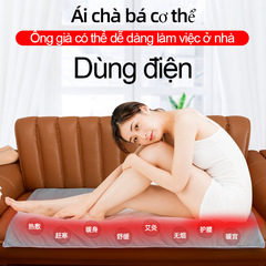 Moxa Velvet Electric Heated Moxibustion Mattress Moxa Grass Mattress Hot Compress Home Temperature Control Moxibustion Cushion Long Blanket Electric Blanket Warm Moxibustion