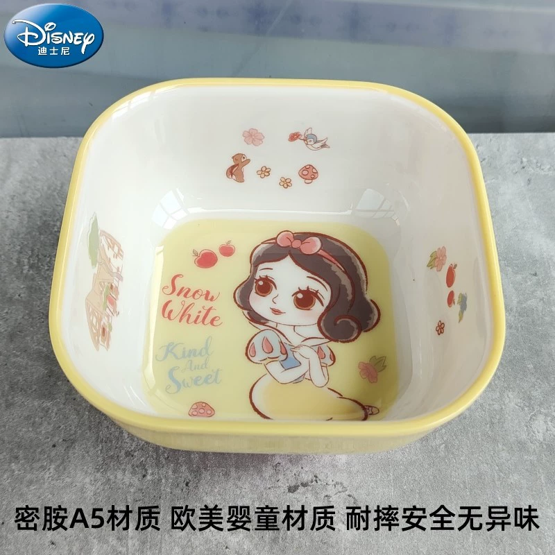 Disney, tableware for feeding, cartoon children's shatterproof dinner plate for food