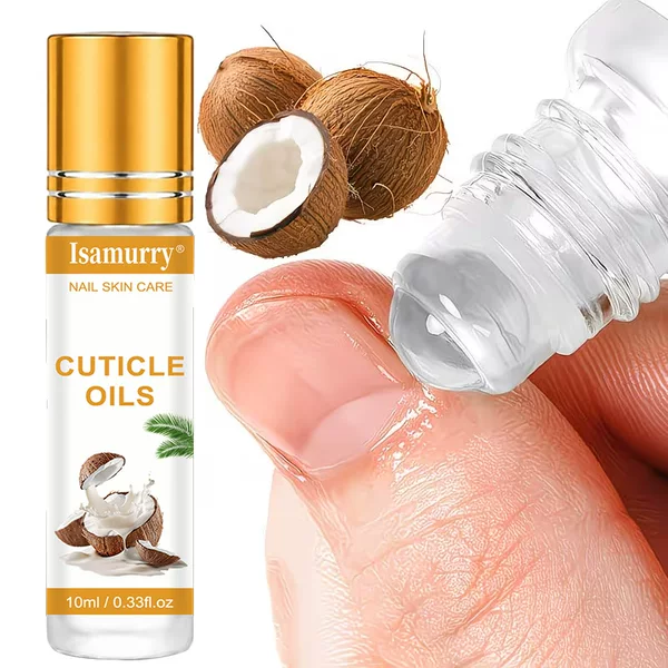 Coconut cuticle oil moisturizes and repairs hangnails, nail edge care cuticle oil, cross-border nail care, in-stock wholesale