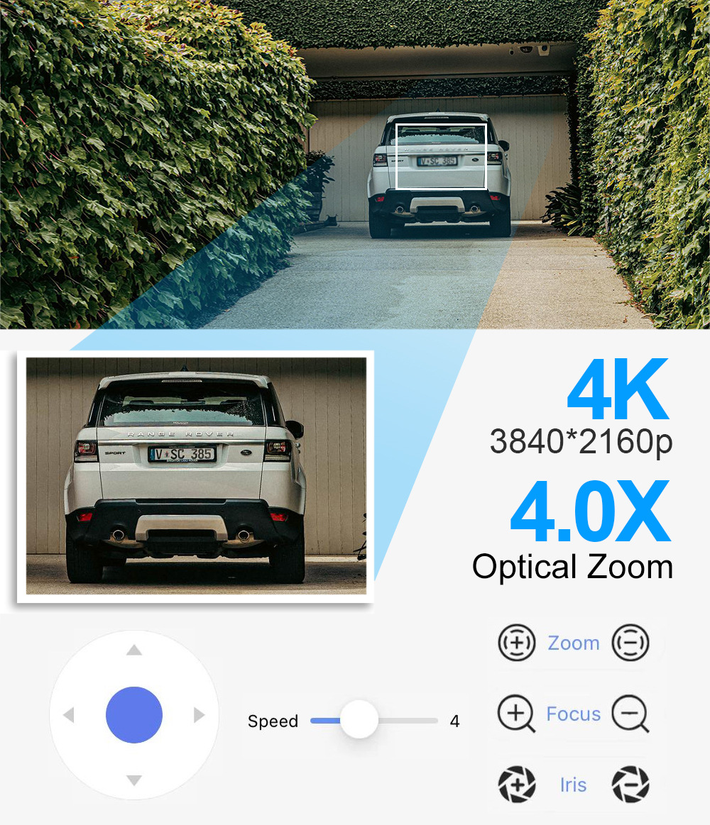 8MP POE Camera System Kit for Indoor and Outdoor