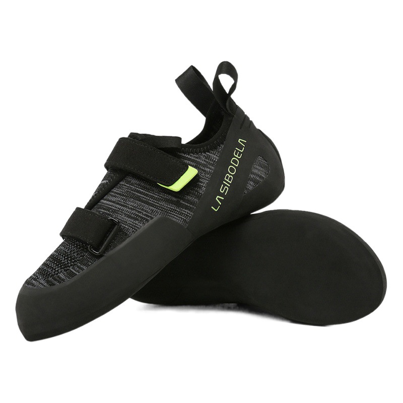 LASIBODELA climbing shoes men's and women's indoor climbing training shoes climbing shoes buckle with children's climbing shoes
