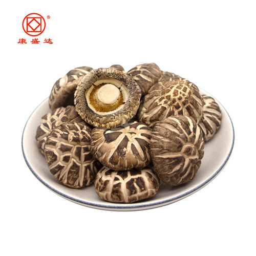 Kangwang Gutian Flower Mushroom, Basswood Flower Mushroom, White Shiitake Mushroom Dried Food in Bulk 500g Source Factory Direct Sales and Wholesale