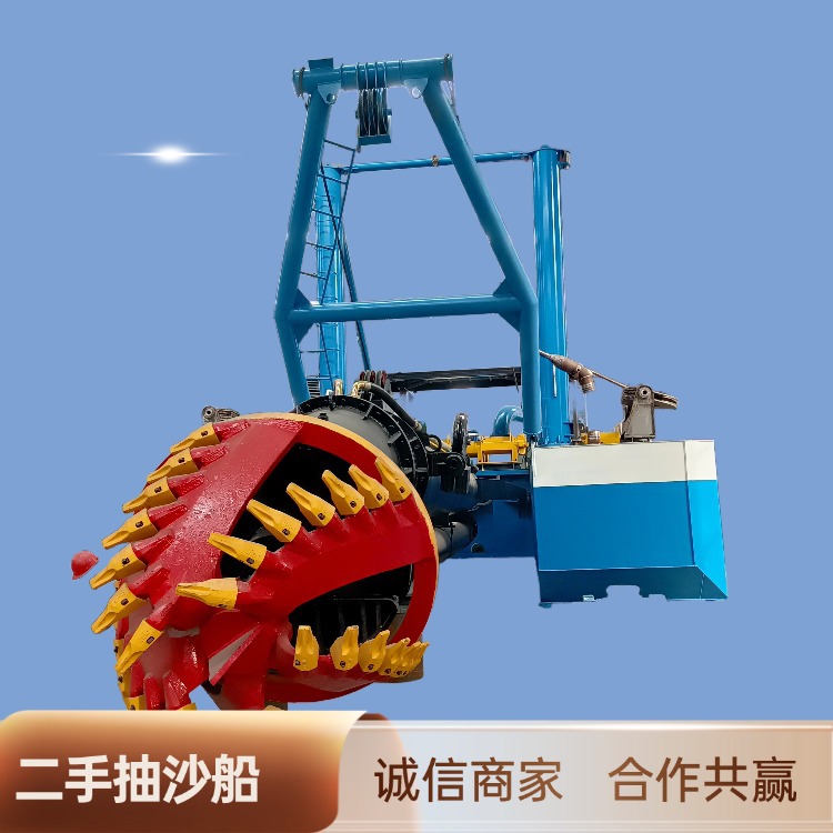 二手挖泥船尾矿清淤船 河道清淤九成新 价格合理品质保障恒川机械