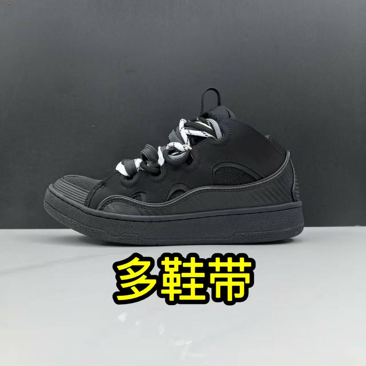 Nuevas zapatillas deportivas casuales unisex de la marca L para comercio exterior, con parches de cuero, cordones, estilo retro, graffiti y diseño de papá. image 30
