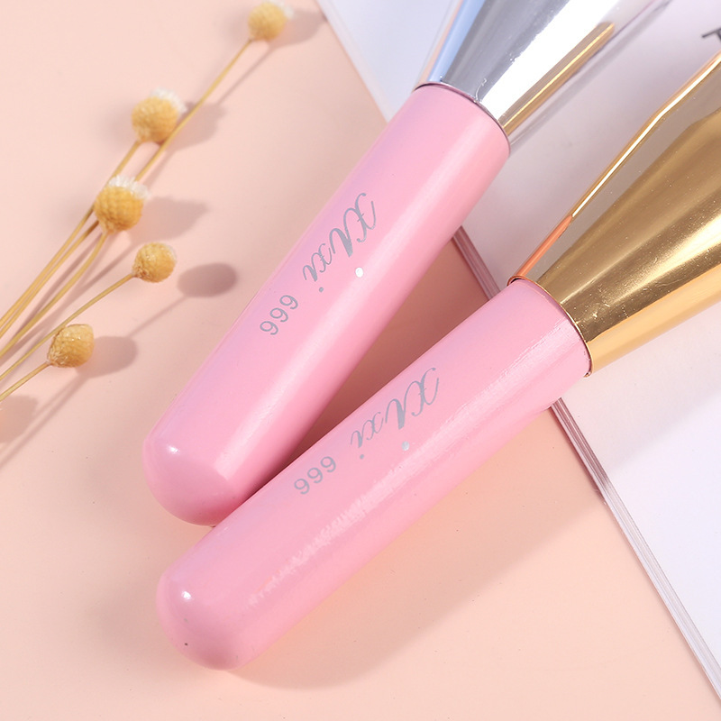 xixi粉杆腮红刷软毛粉嫩柔软腮红桃心散粉化妆刷厂家现货批发x666