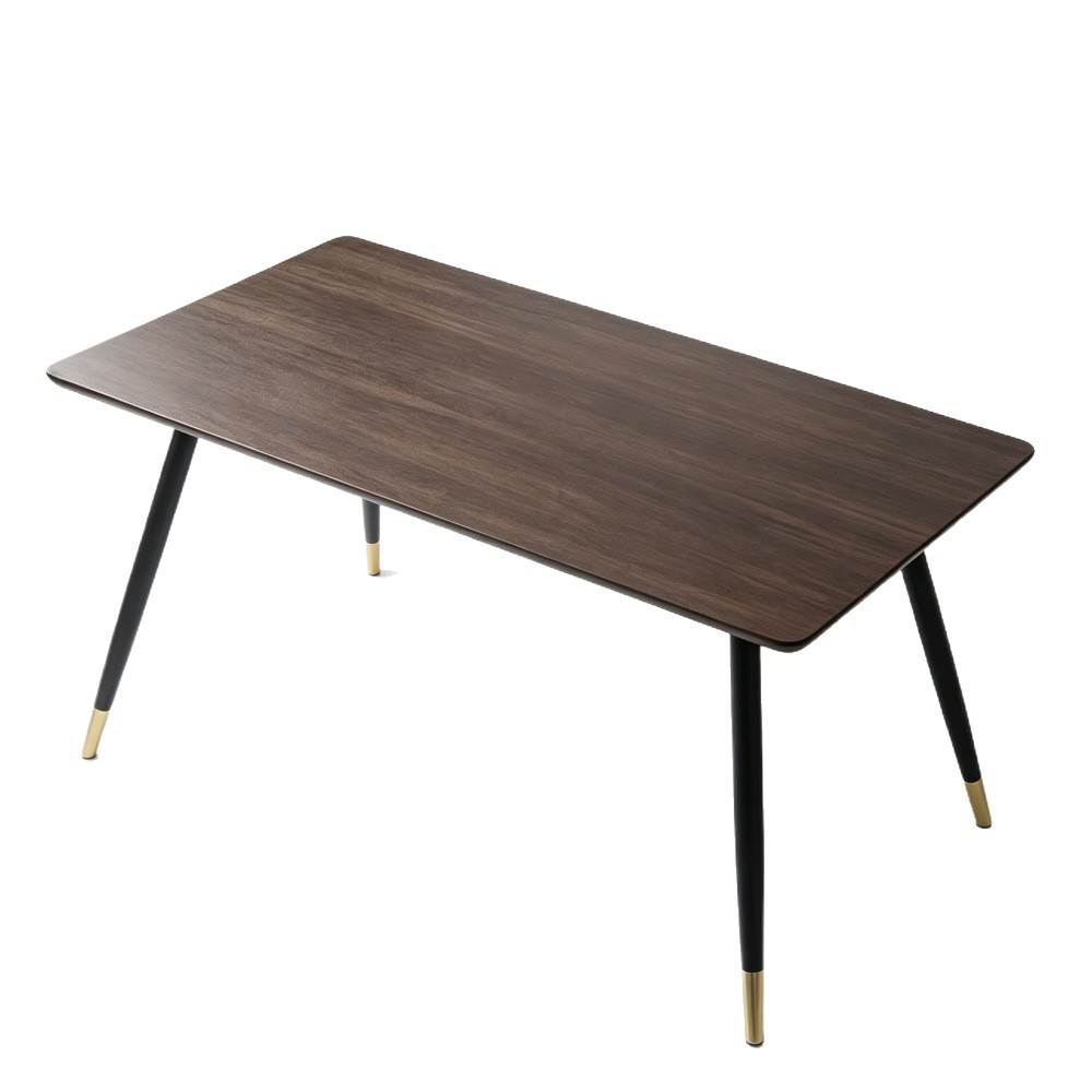 Mesa de Comedor Rectangular de MDF y Hierro Multifuncional para Comedor